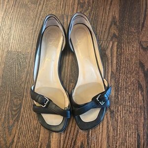 Christian Louboutin Open Toe Flats